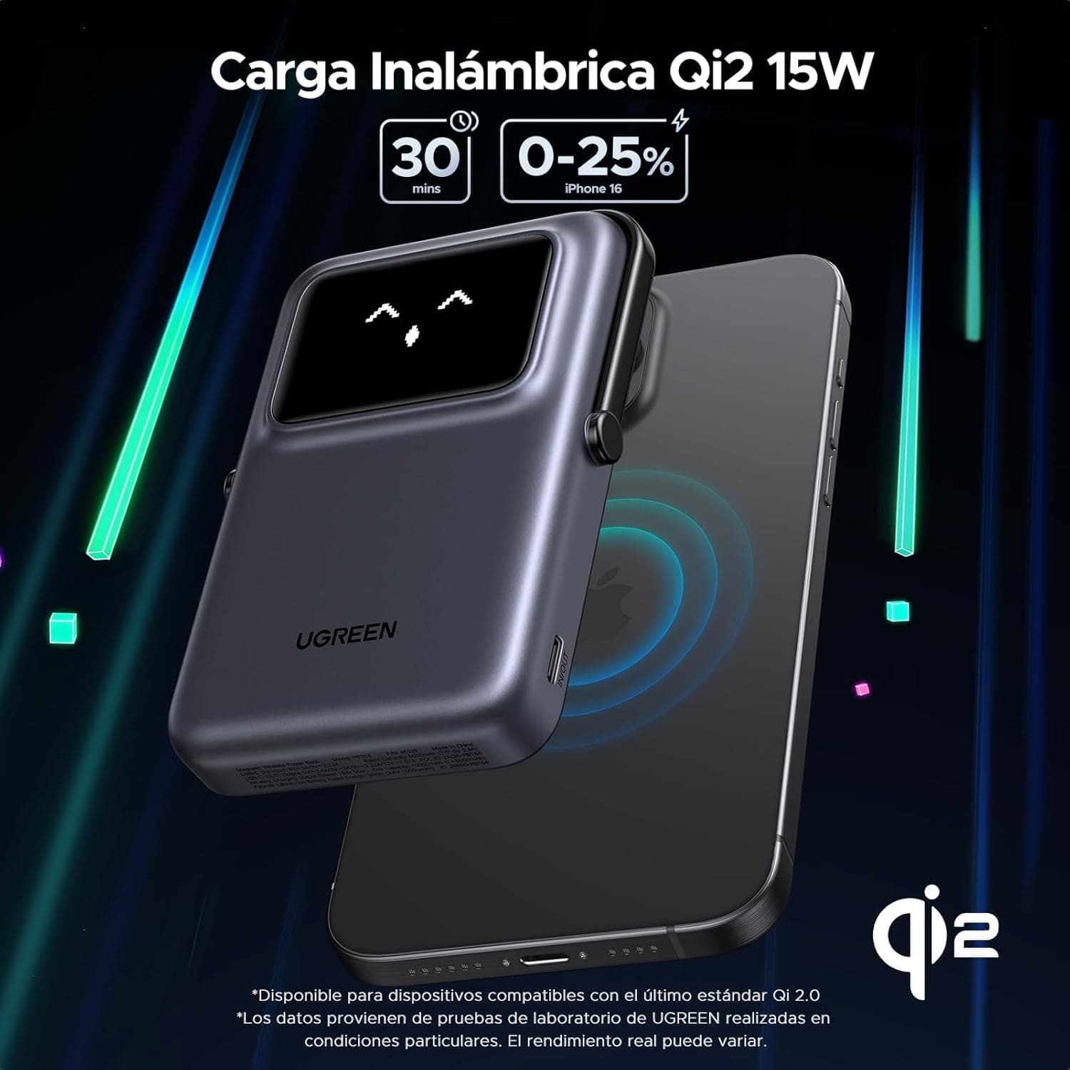 UGREEN POWER BANK 10000MAH UNO QI2 15W MAGSAFE alternate view