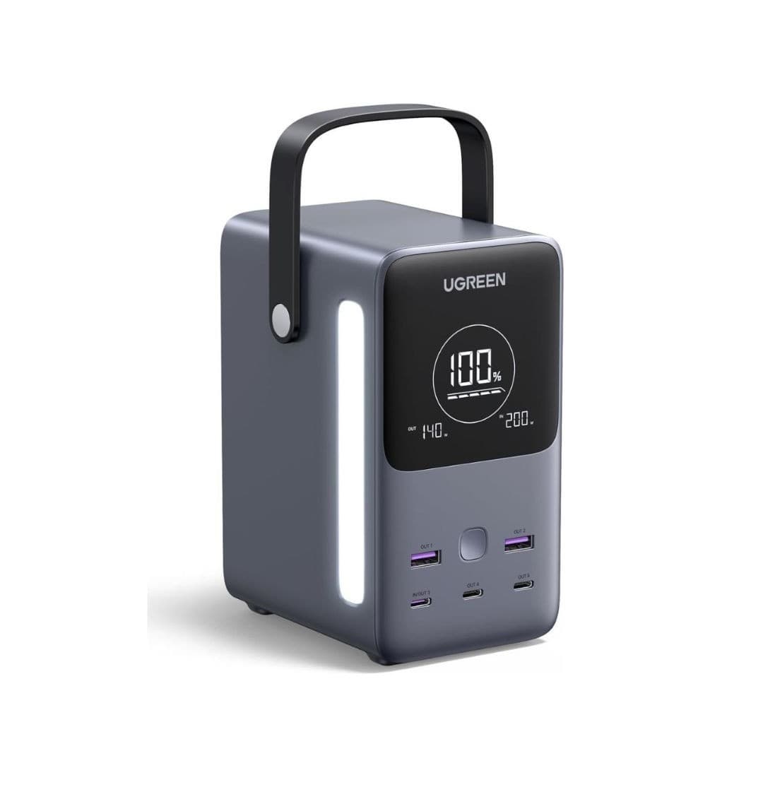 POWER BANK 48,000MAH DE 300W CON PANTALLA DIGITAL INTELIGENTE