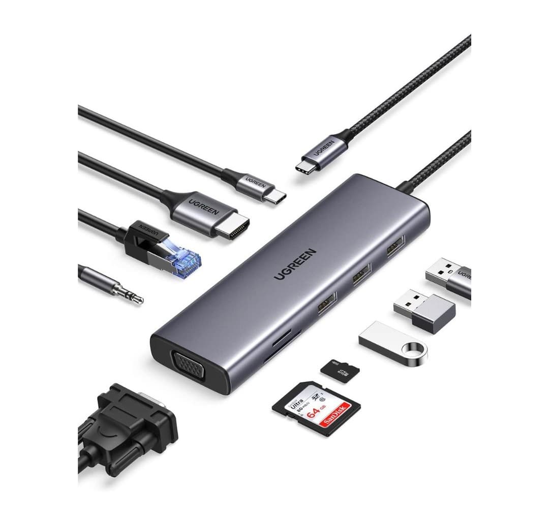 UGREEN HUB USB-C 10 EN 1