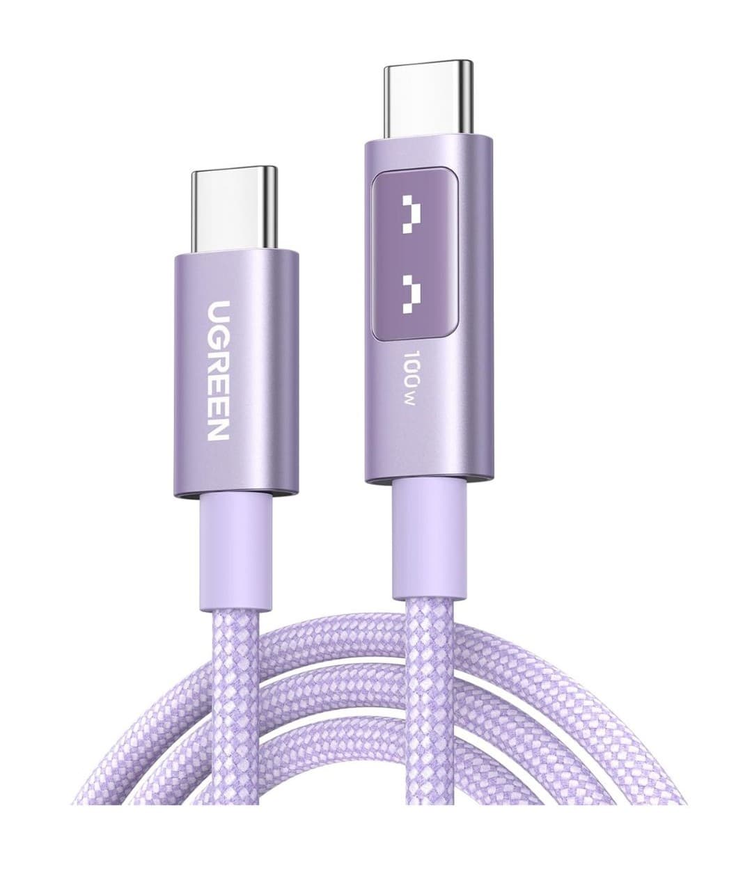 UGREEN UNO 100W USB C TO USB C CABLE, PURPLE