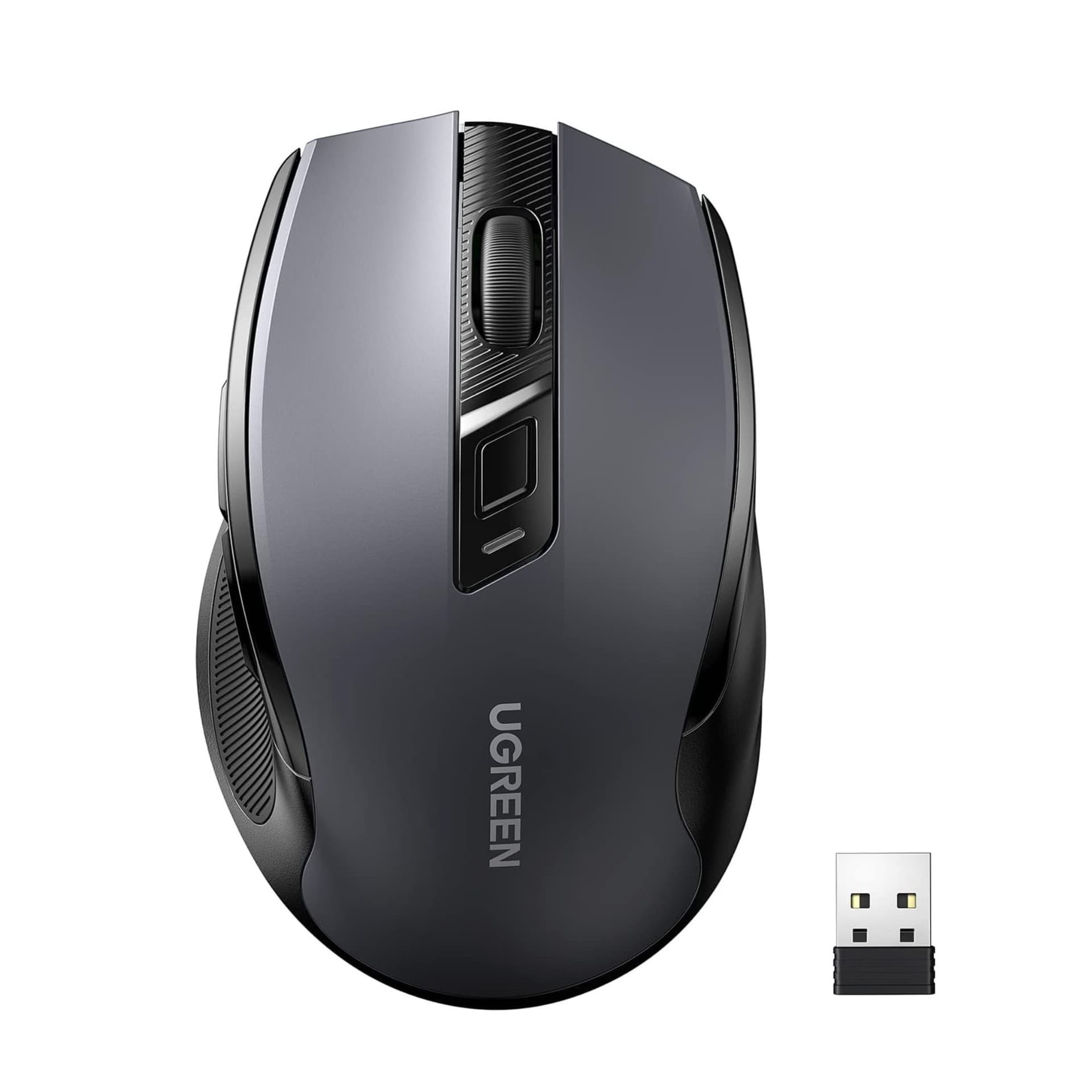 MOUSE INALAMBRICO ERGONOMICO 2.4G NEGRO