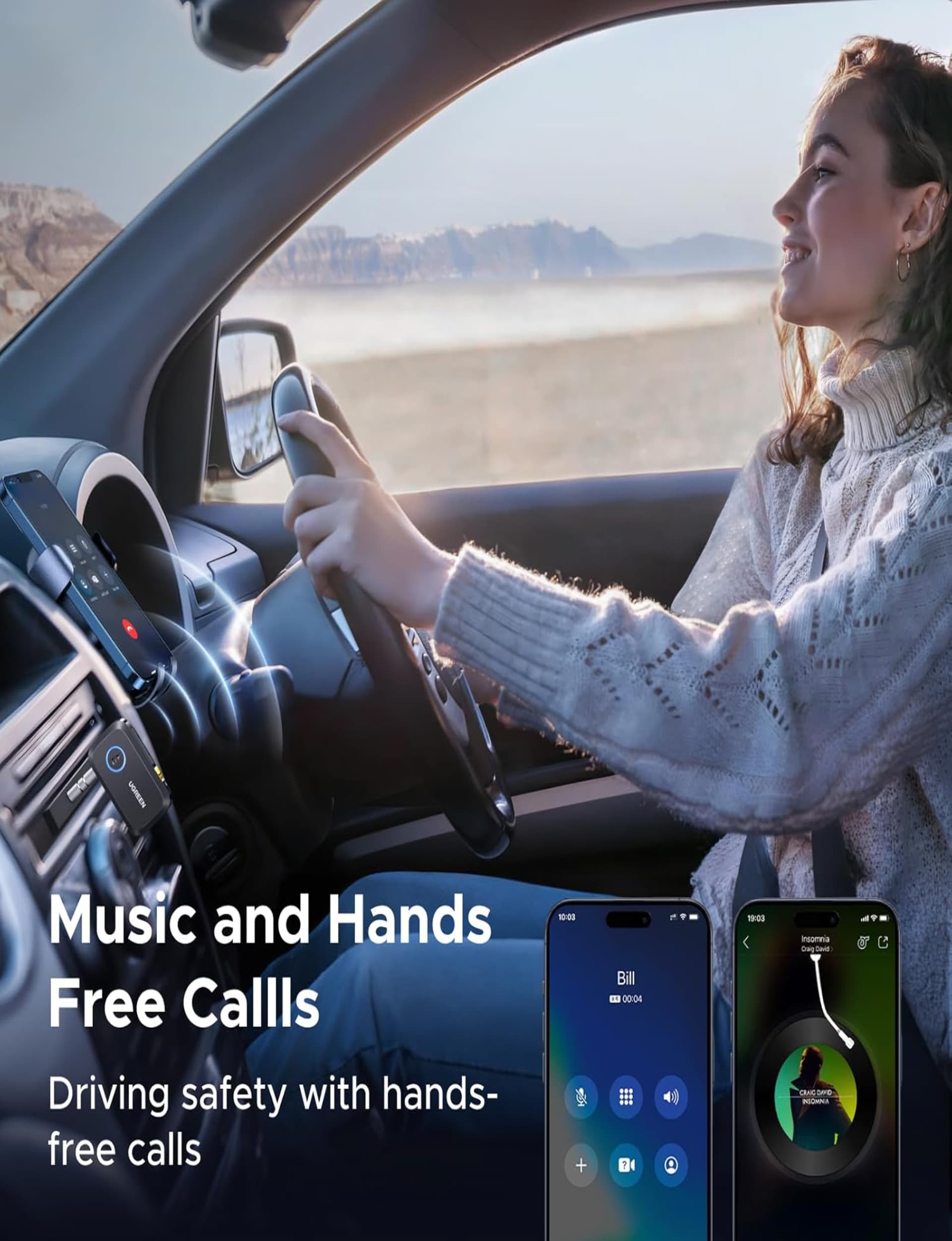 AUX BLUETOOTH 6.0 ADAPTER FOR CAR WITH LDAC alternate view