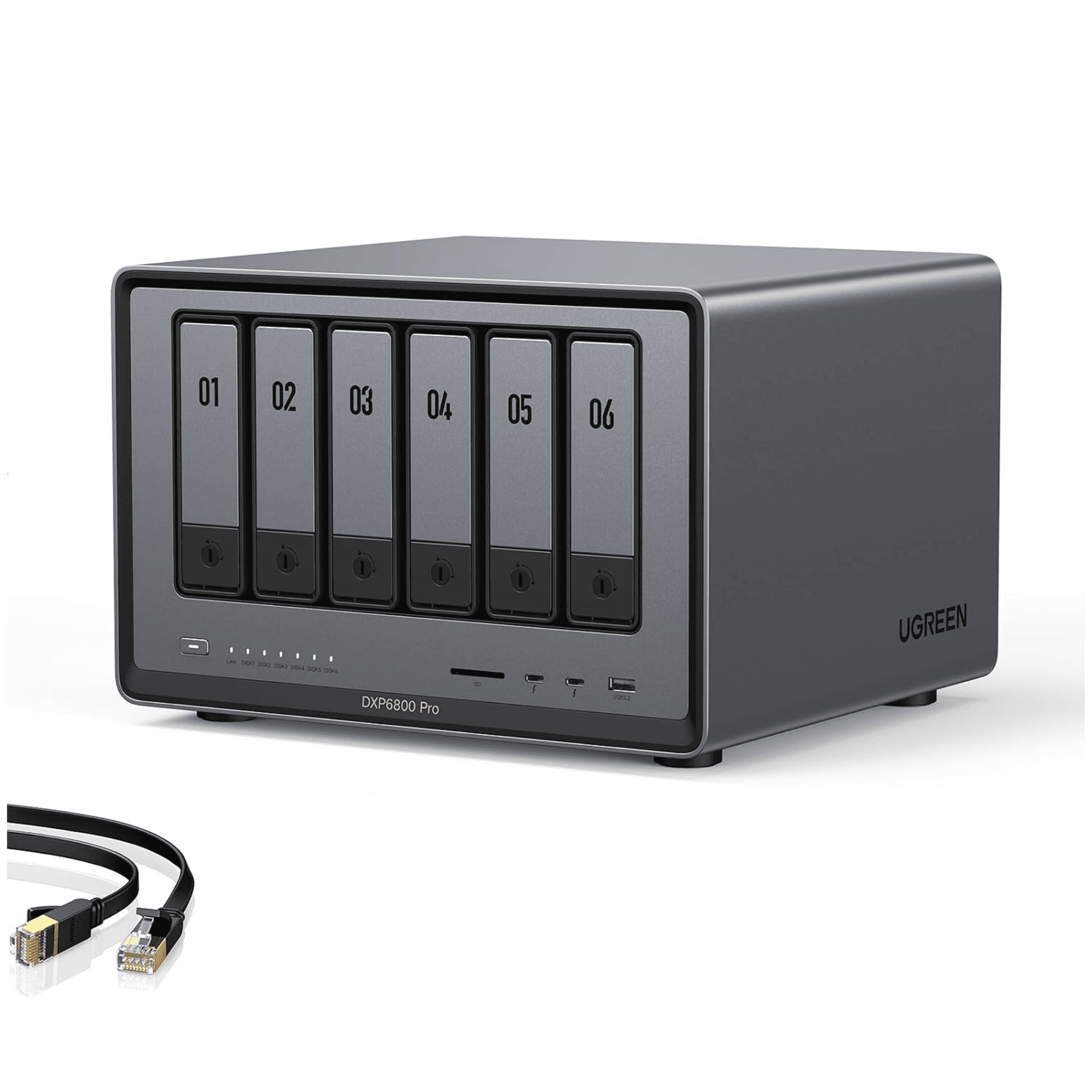 UGREEN NAS DXP6800 PRO DE 6 BAHÍAS