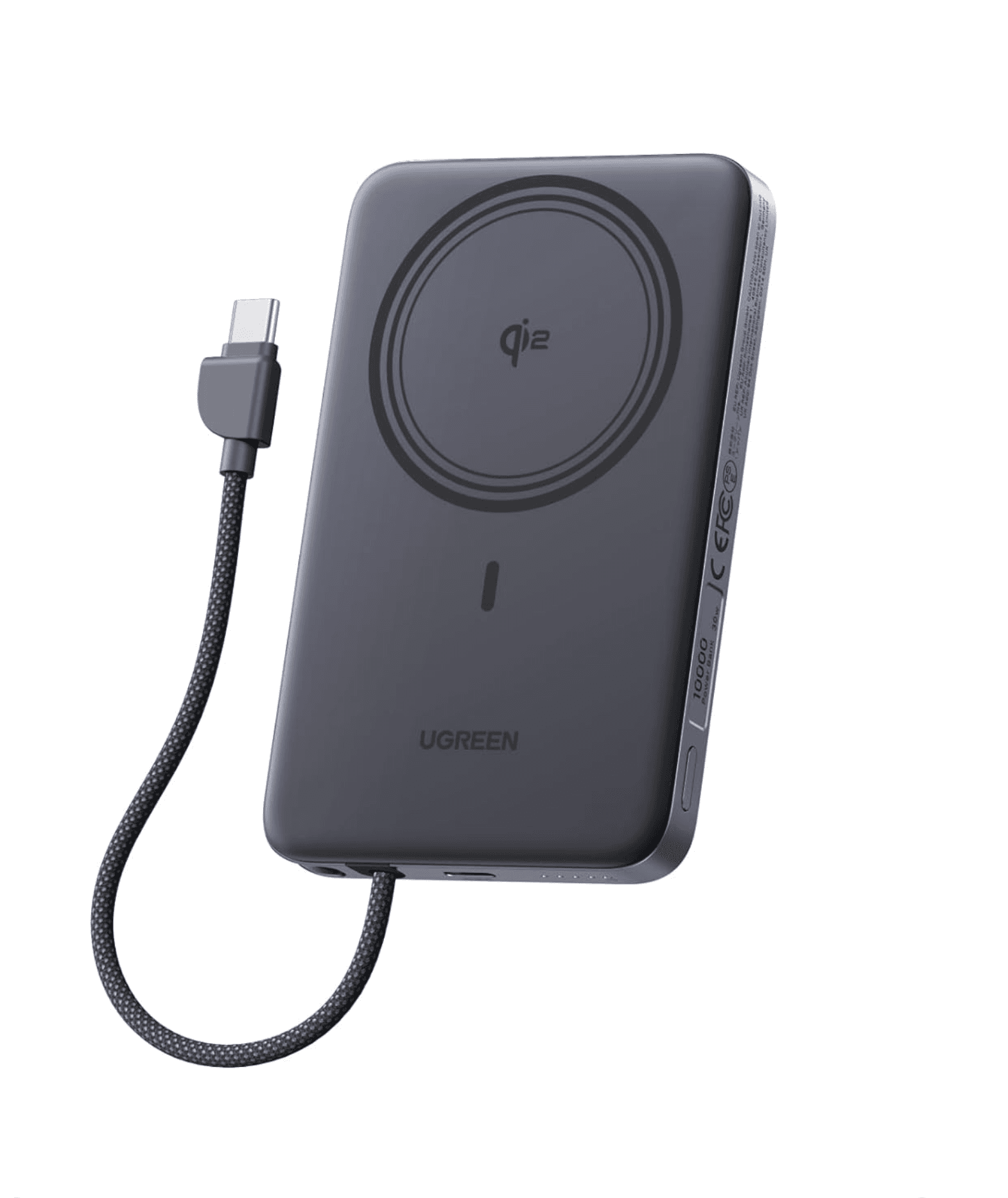 UGREEN MAGFLOW AIR QI2 DE 10000 MAH Gris