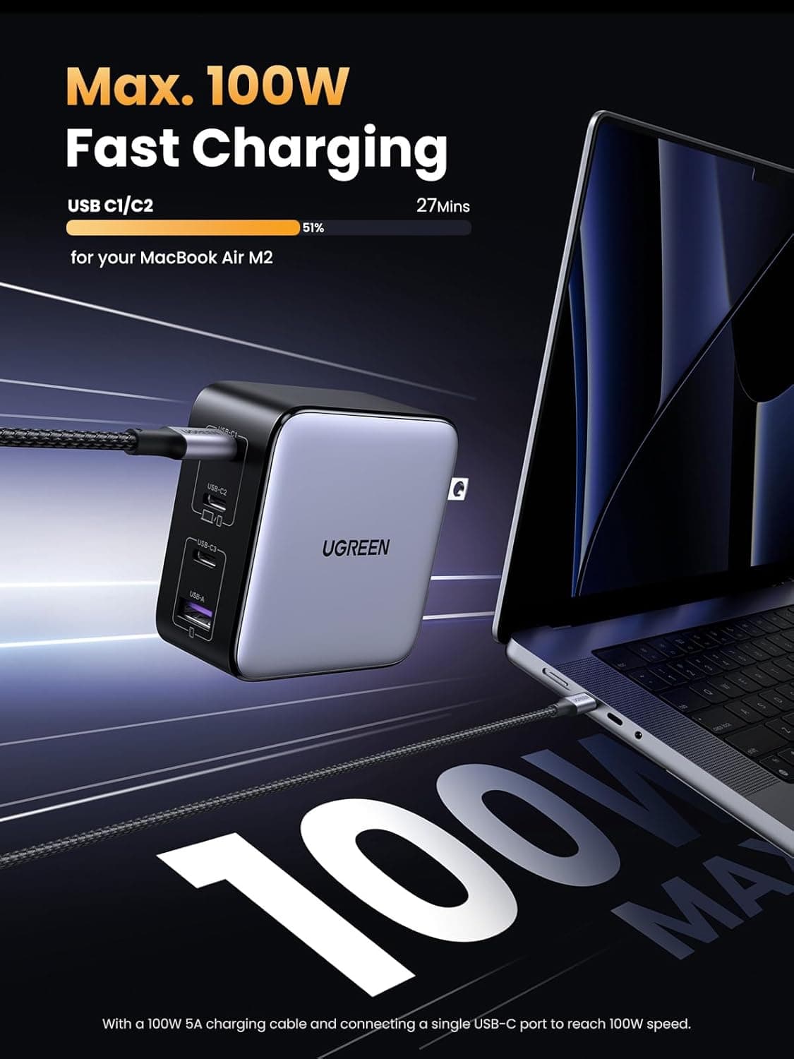UGREEN CARGADOR NEXODE S 100W alternate view