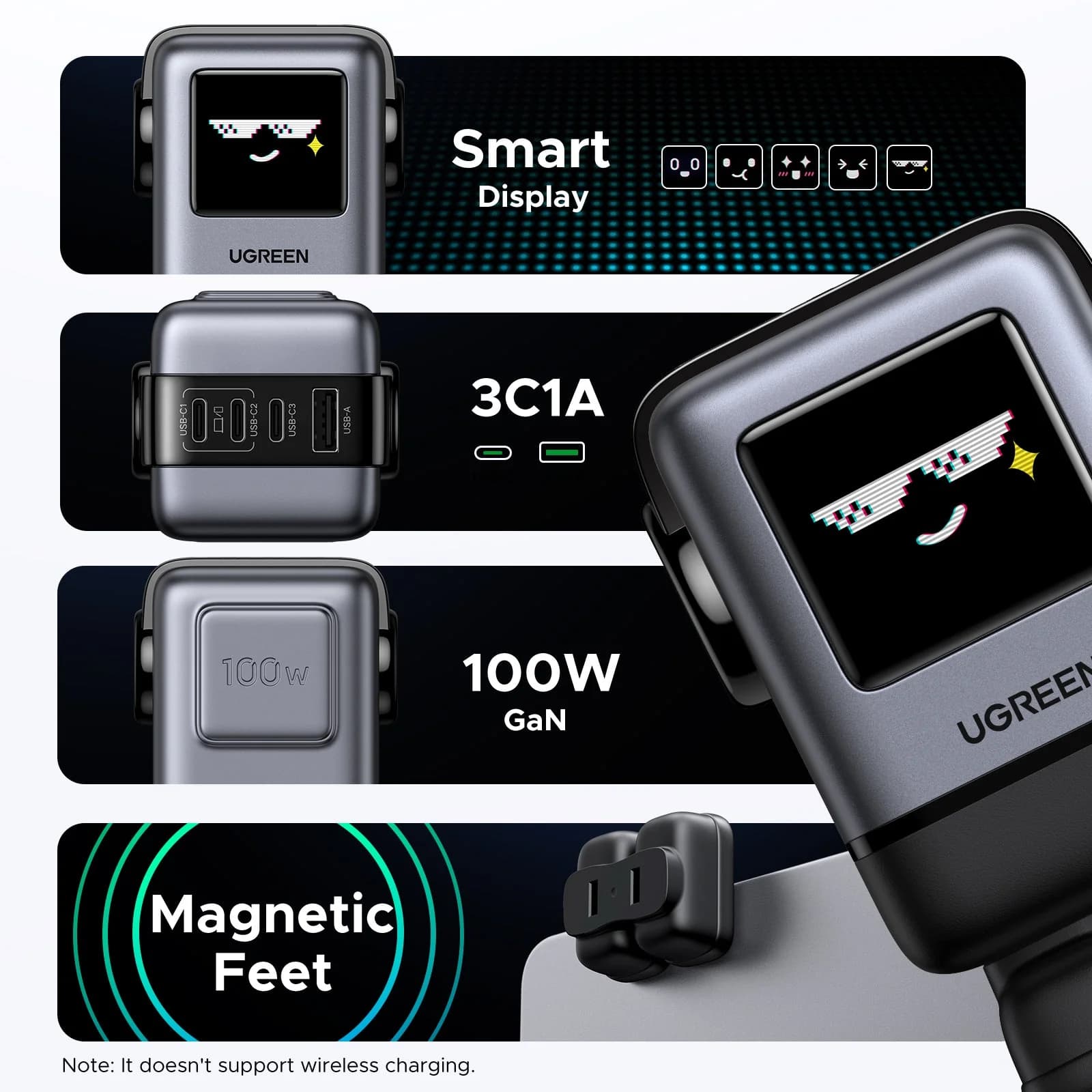 UGREEN CARGADOR UNO CHARGER 100W alternate view