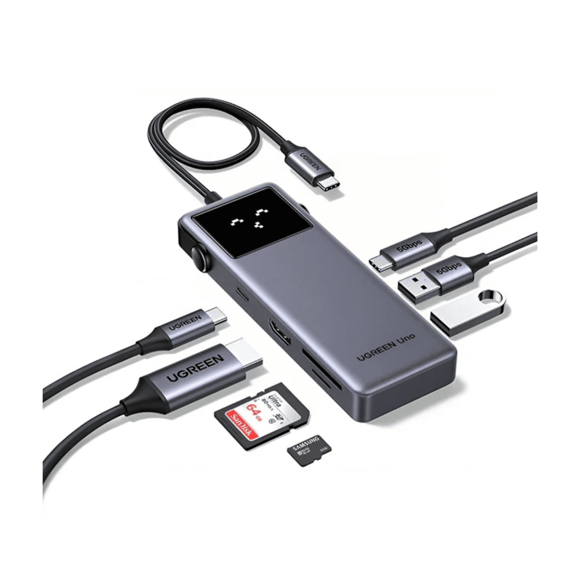 HUB USB-C UGREEN UNO 7 EN 1