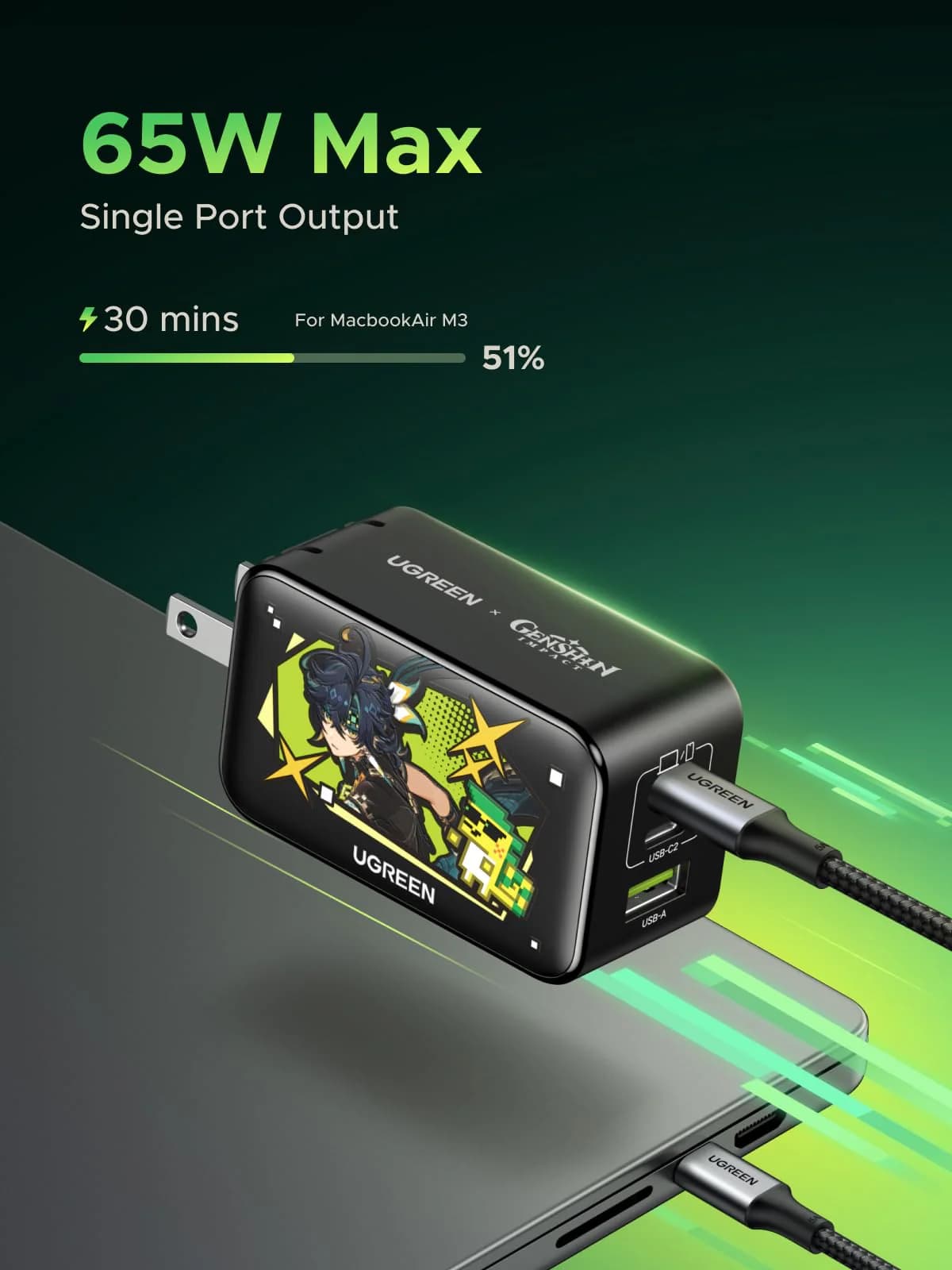 UGREEN Nexode 65W Edición Genshin Impact alternate view
